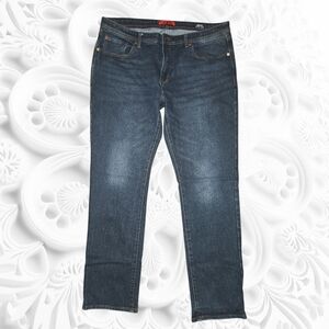 MBX Classic Denim Straight-Leg Slim Fit Jeans